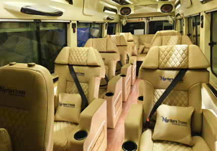 12 Seater Tempo Traveller Hire