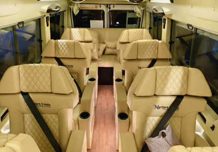 9 Seater Tempo Traveller Hire