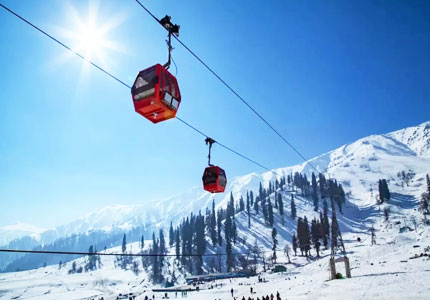 Chandigarh to Srinagar and Gulmarg Snow Adventure